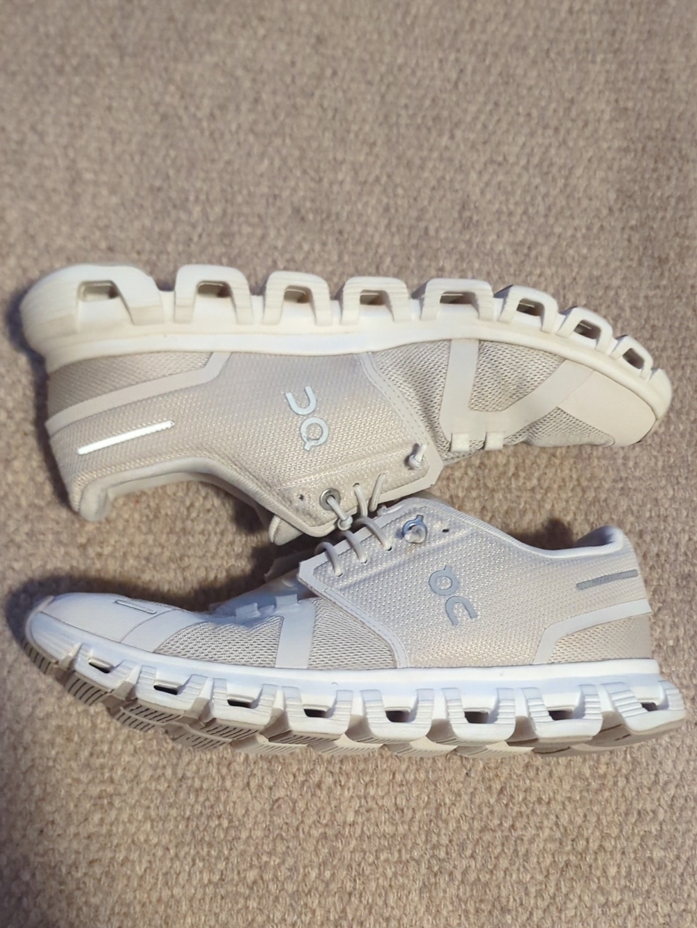 Women's On Running Cloud 6 Running Shoes In Light Beige Size 7.5 - Picture 3 of 10